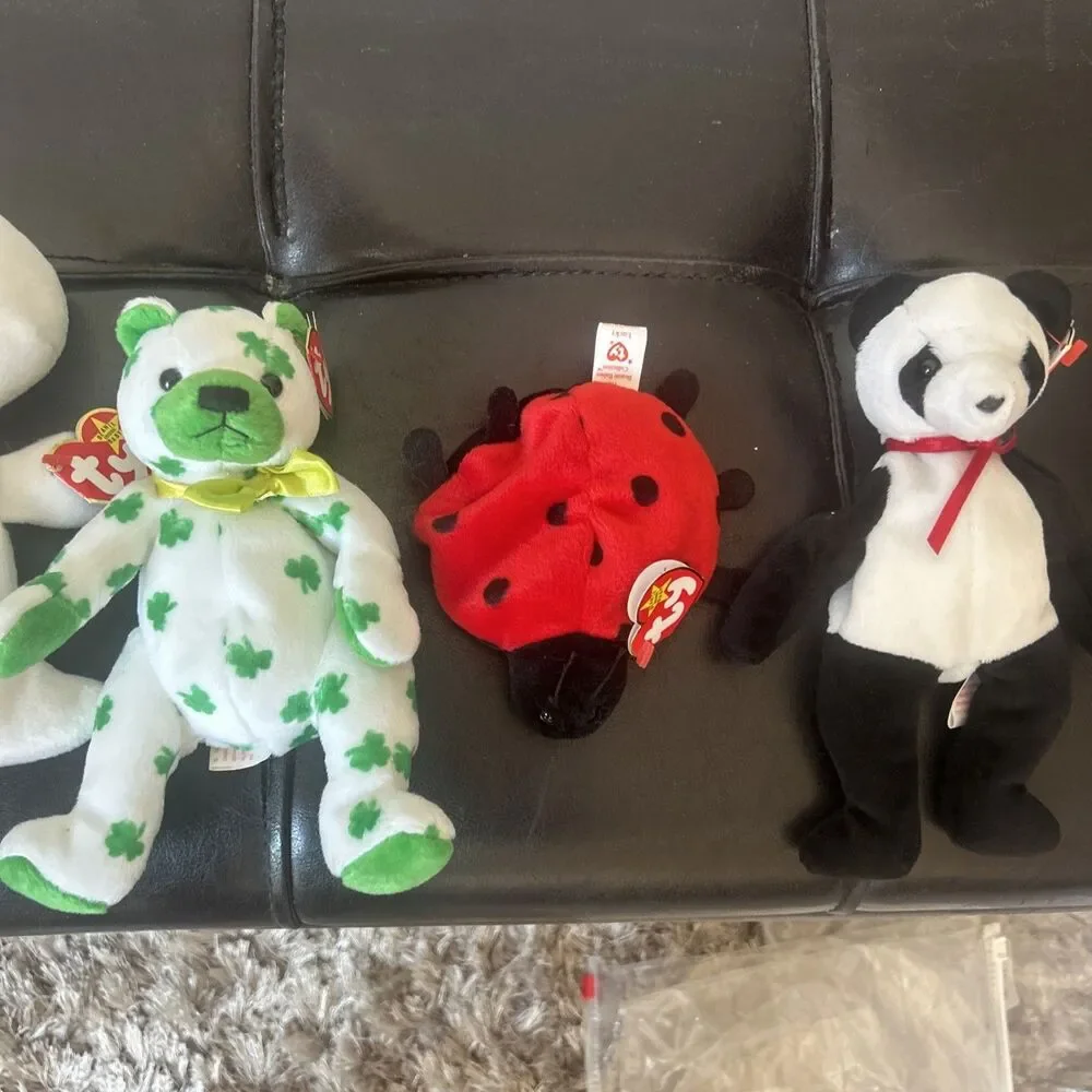 Ty Halloweenie Beanies 1990’s Retired Rare Teenie Beanie Plush Lot Of 5 Lot #4